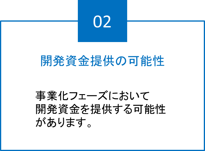 開発資金提供の可能性